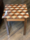 3-D end table
